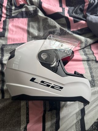 Casco LS2 blanco mate