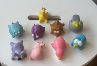 JUGUETES DE BAÑO - SET X 9 FIGURAS - NIÑO/BEBE