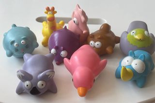 JUGUETES DE BAÑO - SET X 9 FIGURAS - NIÑO/BEBE