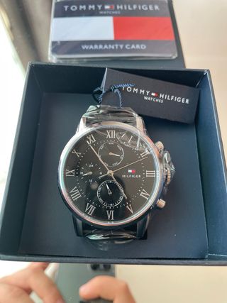 Reloj Tommy Hilfiger - Negro y Plata