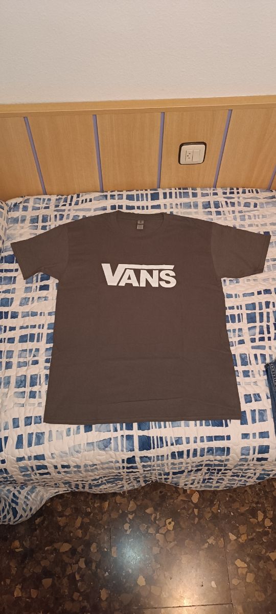 Camiseta Vans gris talla M
