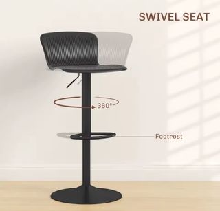 2 Taburetes giratorios negros a estrenar!!!