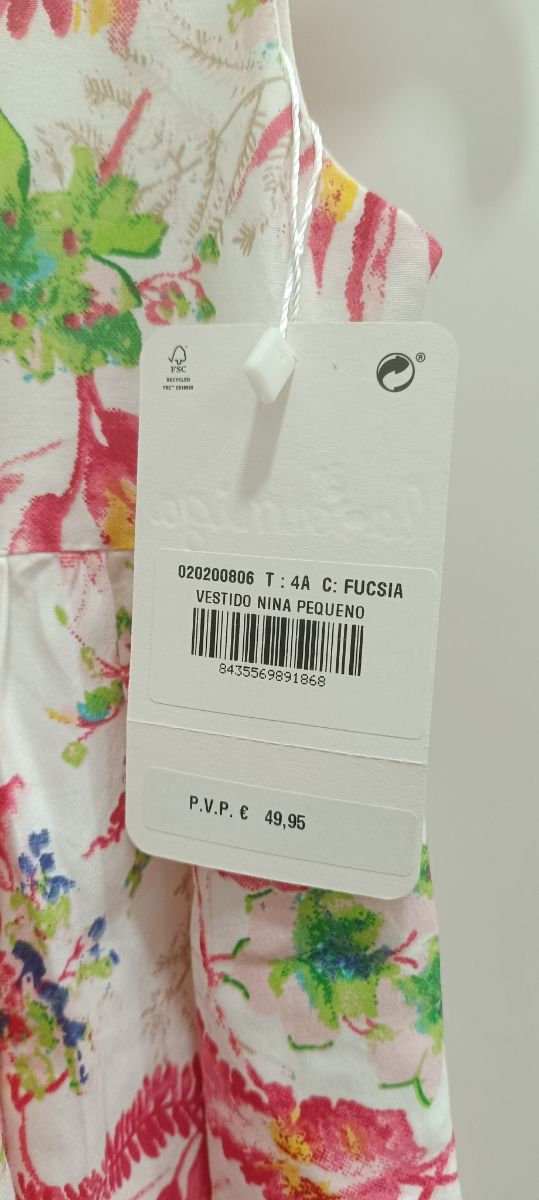 Vestido niña verano T-4 La Hormiga