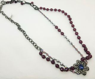 Collar By Arraigo - Púrpura y Plata