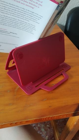 Reposalibros / soporte de libros plegable