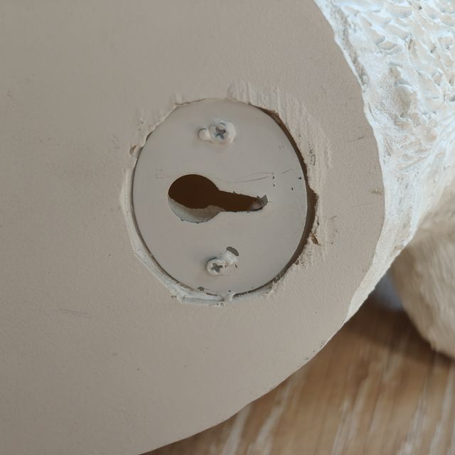 Figuras decoración pared perro Schnauzer blancas