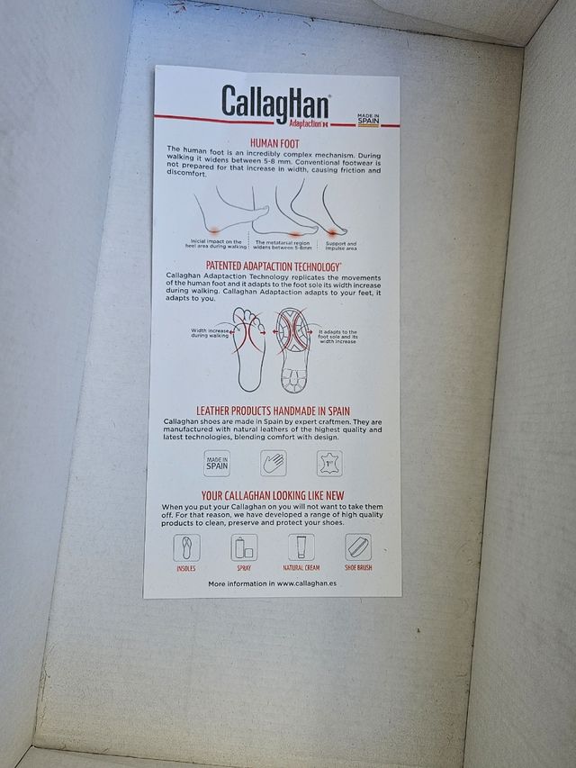 Zapatos Callaghan marrones - Adaptaction