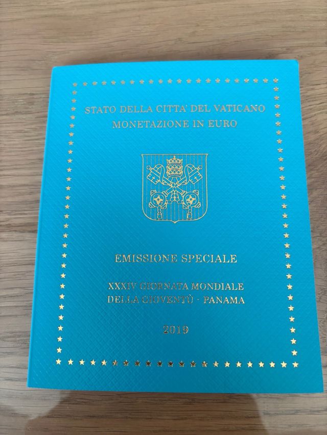 cartera Monedas Vaticano 2019 edicion especial