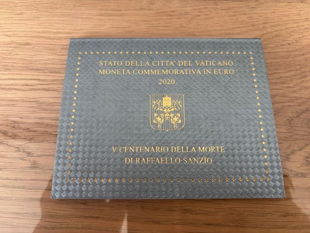 Moneda 2€ Vaticano Rafael 2020