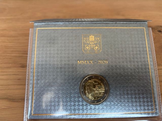 Moneda 2€ Vaticano Rafael 2020