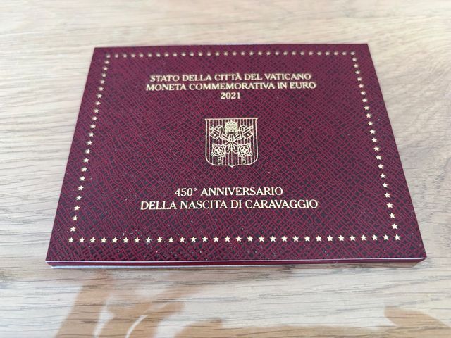 Moneda 2€ Vaticano 2021 Caravaggio