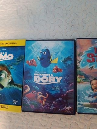 DVDs infantiles: Nemo, Dory, Lilo & Stitch