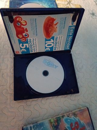 DVDs infantiles: Nemo, Dory, Lilo & Stitch