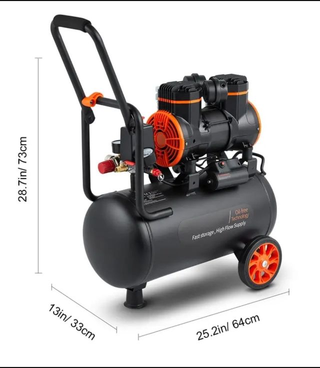 Compresor aire VEVOR silencioso