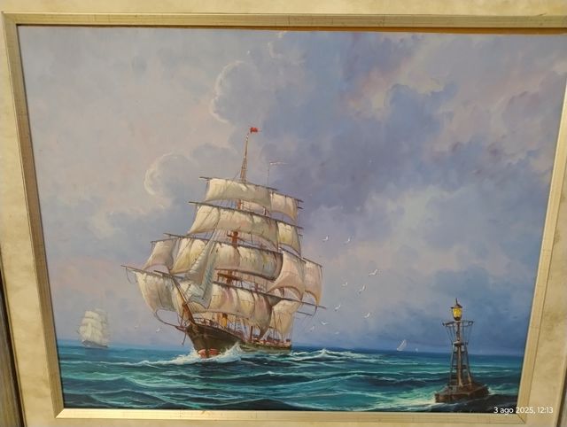 Cuadro barco velero - Santiago Nicolau