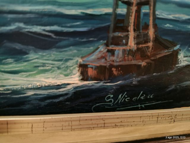 Cuadro barco velero - Santiago Nicolau