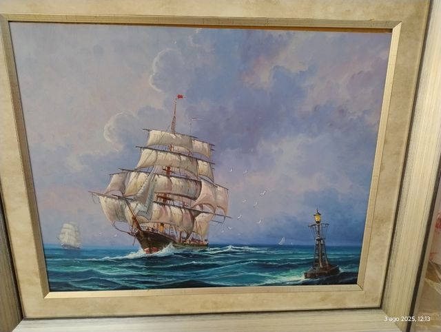 Cuadro barco velero - Santiago Nicolau