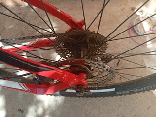 BMC MTB roja - Bicicleta montaña