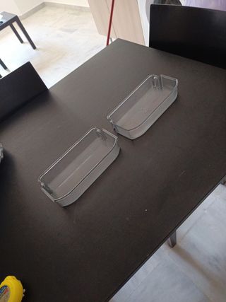 2 Estantes nevera transparentes