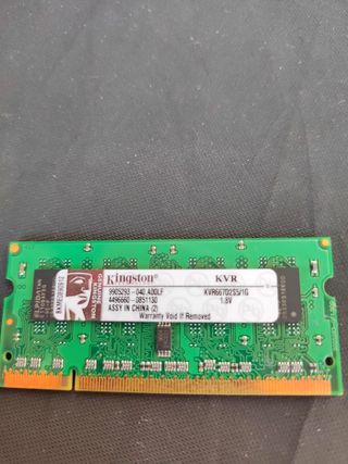 Kingston RAM 1GB DDR2 KVR667D2S5/1G