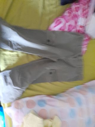 Pantalones mujer - Negro y Azul - Talla M