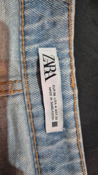 Shorts vaqueros Zara tiro alto - talla 36