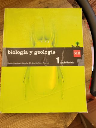 Biología y geología. 1 Bachillerato. Savia (Spa...