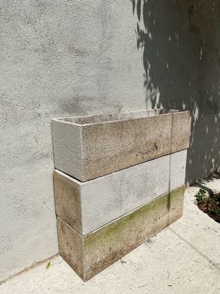 Oferta!! 16 jardineras piedra - beige/blanco