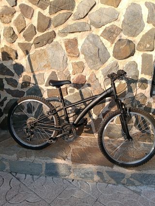 Bicicleta montaña negra