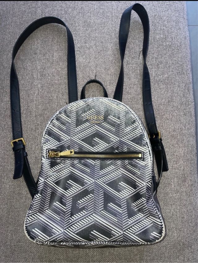 Zaino Guess bianco e nero