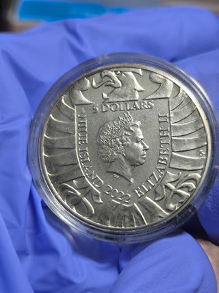 Moneda Plata 2oz León Checo 2022