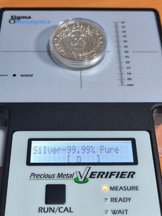 Moneda Plata 2oz León Checo 2022