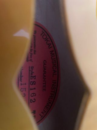 Tokai ES-162: Guitarra eléctrica 335