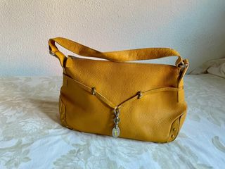 Borsa Tod's gialla + sciarpa beige