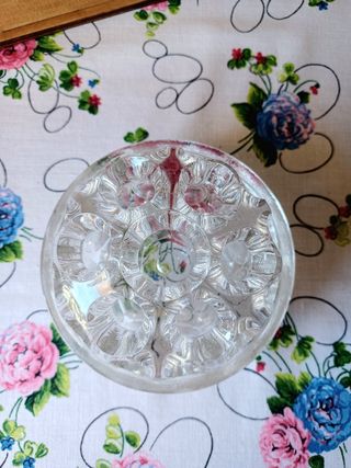 Portafiori vintage in vetro Flower Frog