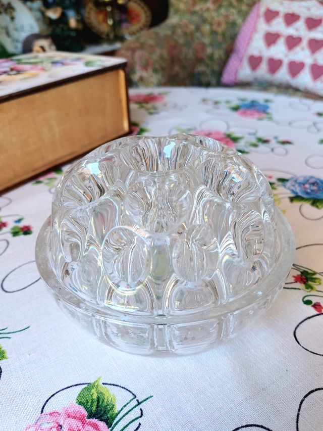 Portafiori vintage in vetro Flower Frog