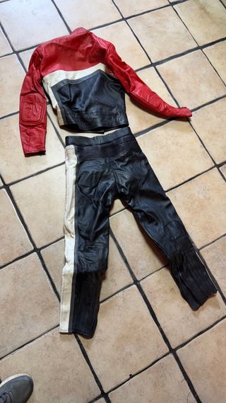 Mono cuero moto mujer talla 38