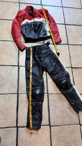 Mono cuero moto mujer talla 38