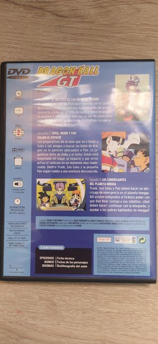 Dragon Ball GT DVD - Episodios 1-3