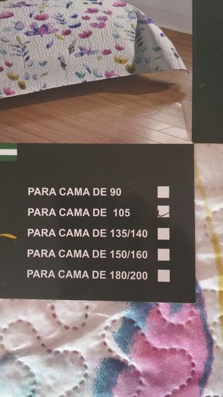 Colcha Bouti Artesanal 90/105cm, nueva sin abrir