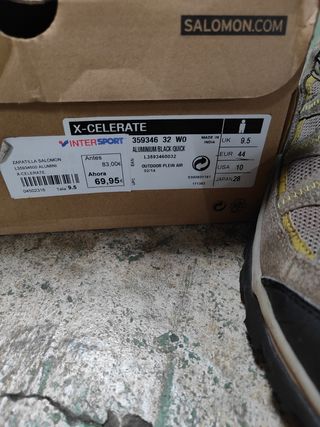 Botas Salomon trekking - Marrón beige