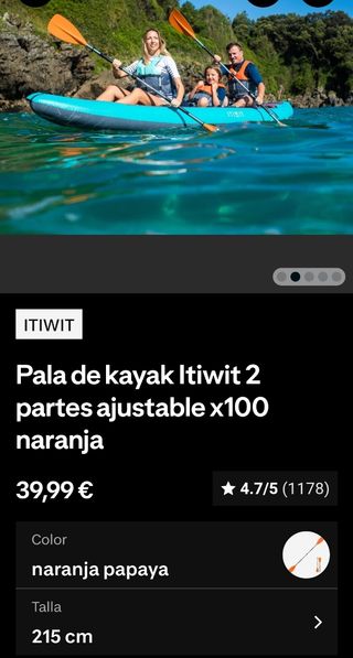 Remo Kayak ITIWIT x100 - Naranja NUEVO