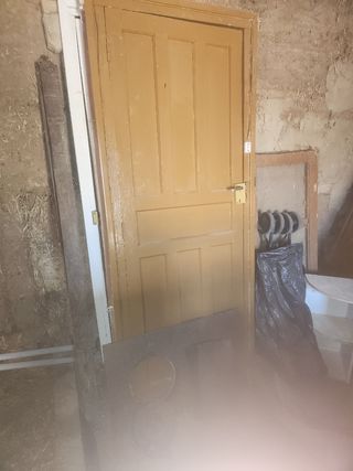 2 Puertas madera maciza antiguas