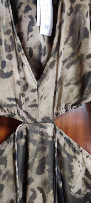 Vestido Stradivarius estampado animal print
