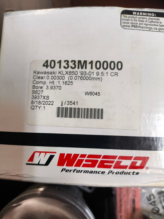 Pistón Wiseco 4-Cycle - Nuevo