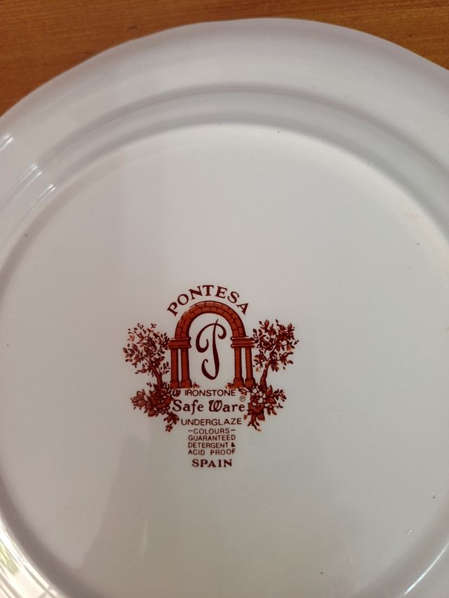 3 piatti vintage Pontevedra