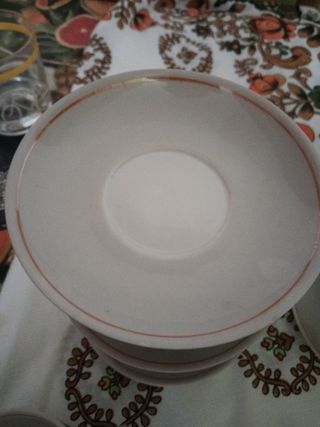 Juego 6 tazas porcelana del pato Donald