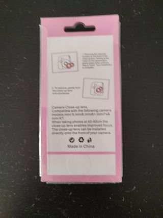 Lente Macro para selfies cámara Mini 9/8/8+/7s