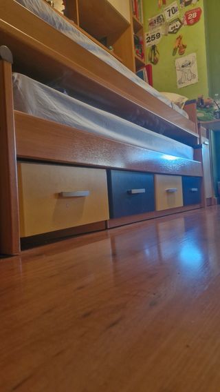 Habitacion infantil Cama nido  madera mueble estan