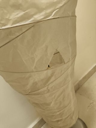 Lampara pie Ikea - Tulipa papel